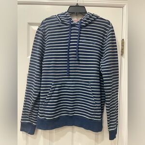 Vineyard Vines Men's Striped Surfside Hoodie, True Indigo, Size Medium